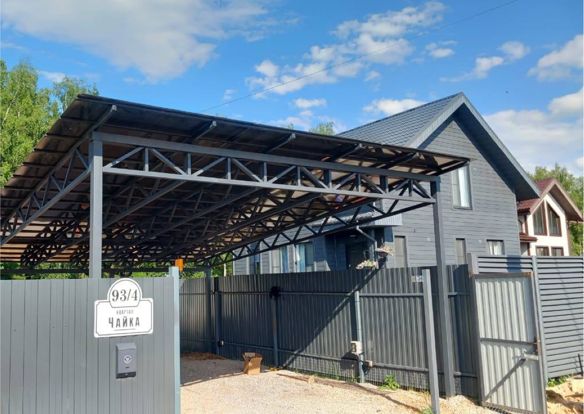 Хай-тек автонавес из поликарбоната для машин